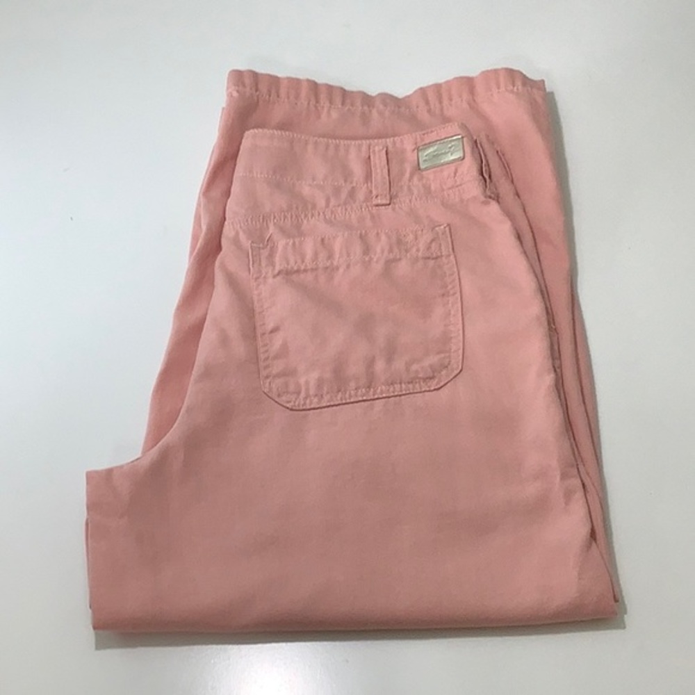 Seven7 wide leg Capris cropped lightweight rose pants size 10 EUC